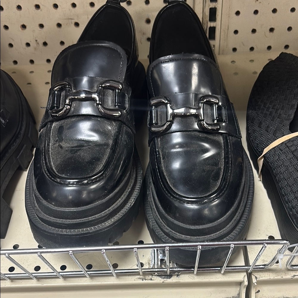 Sleek Black Loafers for Men
